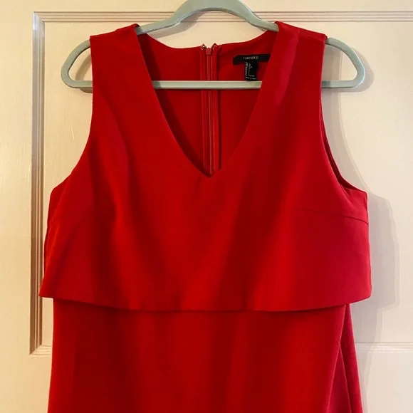 Forever 21 Red Dress - Picture 2 of 3